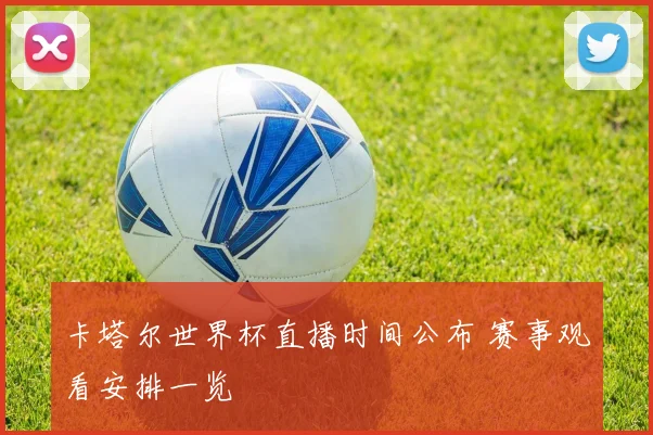 卡塔尔世界杯直播时间公布 赛事观看安排一览