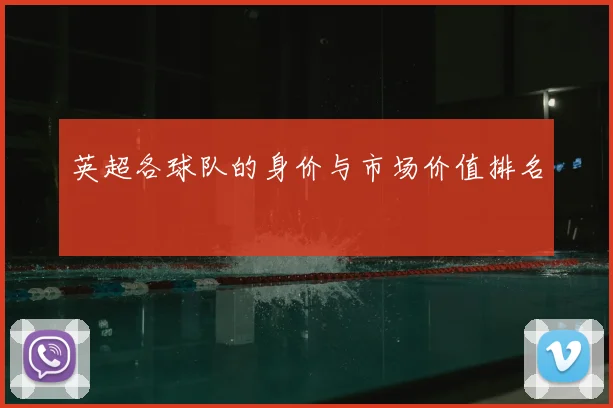 英超各球队的身价与市场价值排名